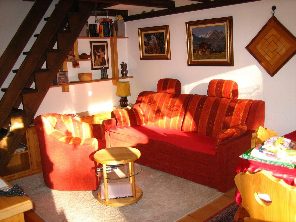 Ferienwohnung Haus Gentiana A Grächen Exterior foto